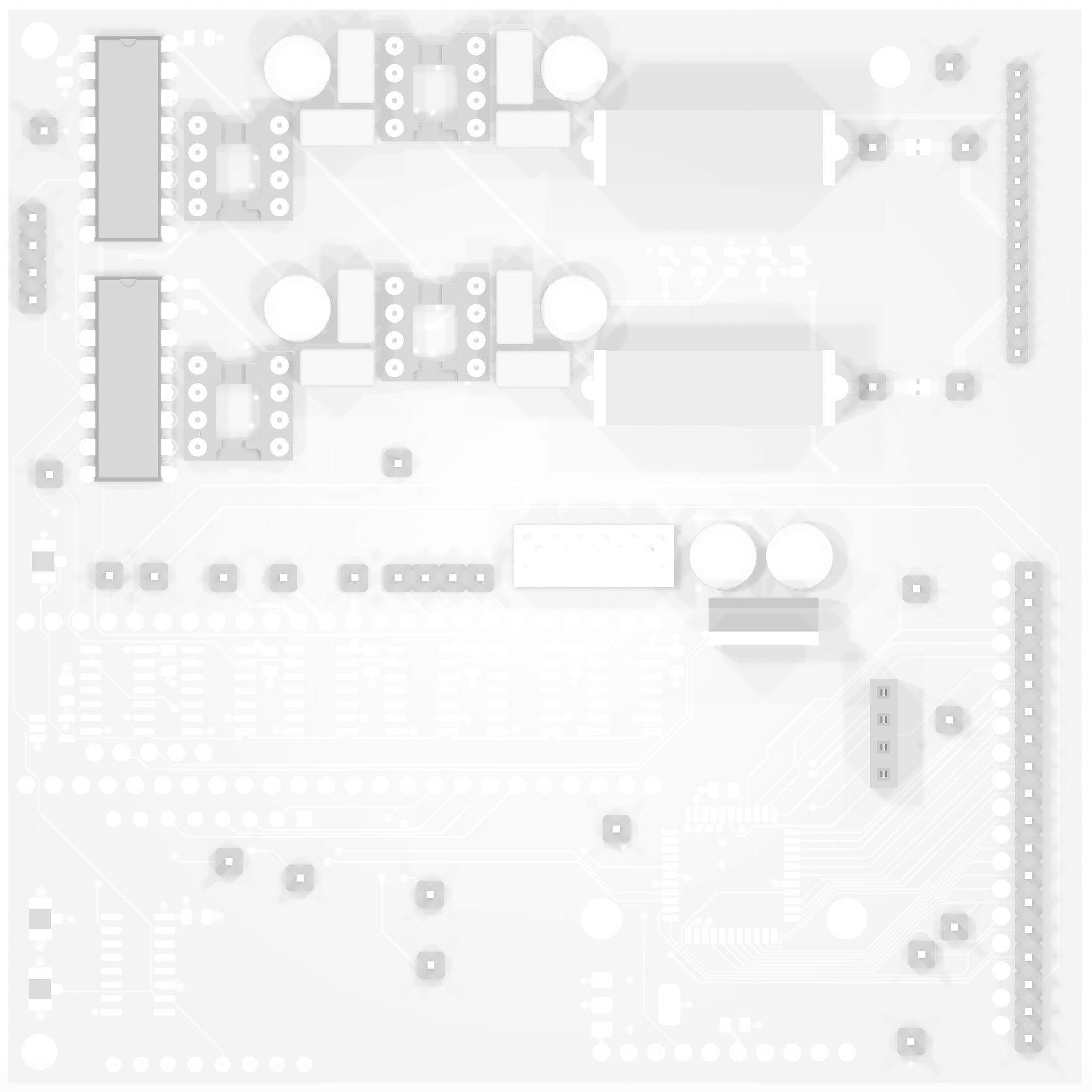 Stylized PCB background hint